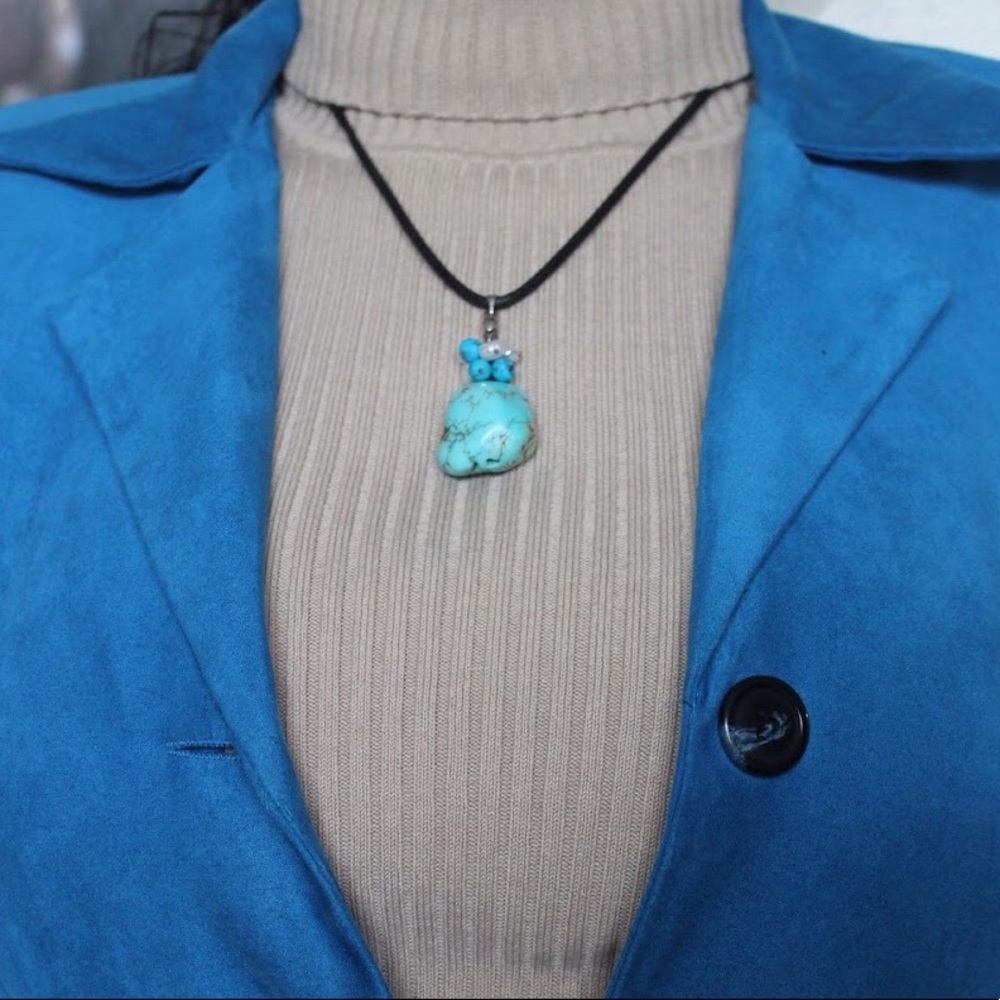 Turquoise Master Healer stone necklace